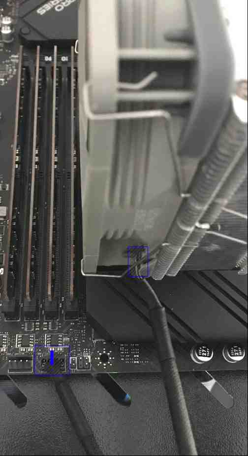 CPU cooler connection
